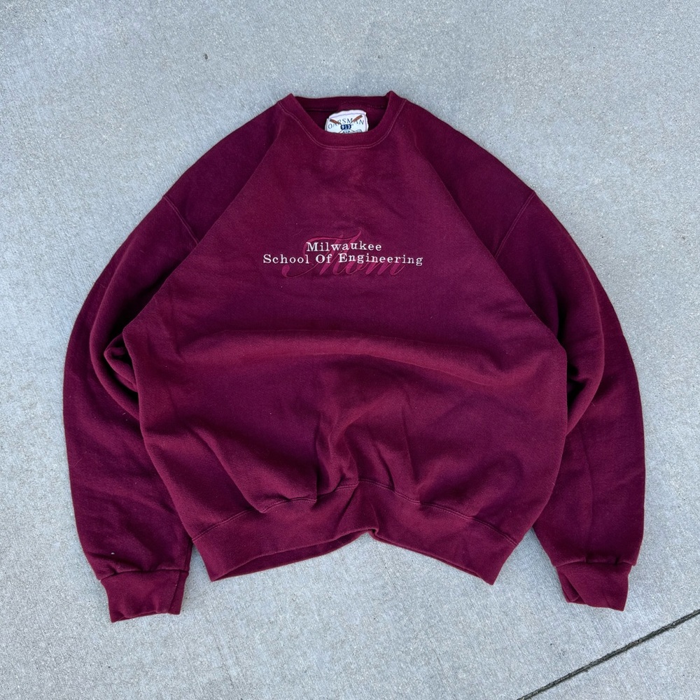 Milwaukee School of Engineering Maroon Sweater